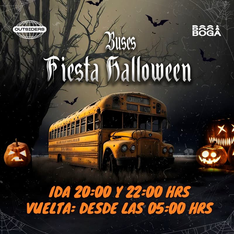 TRASLADO BUS HALLOWEEN OUTSIDERS image}